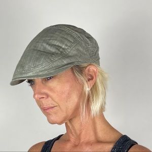 Lids Gray Flat Cap S/M